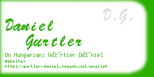 daniel gurtler business card